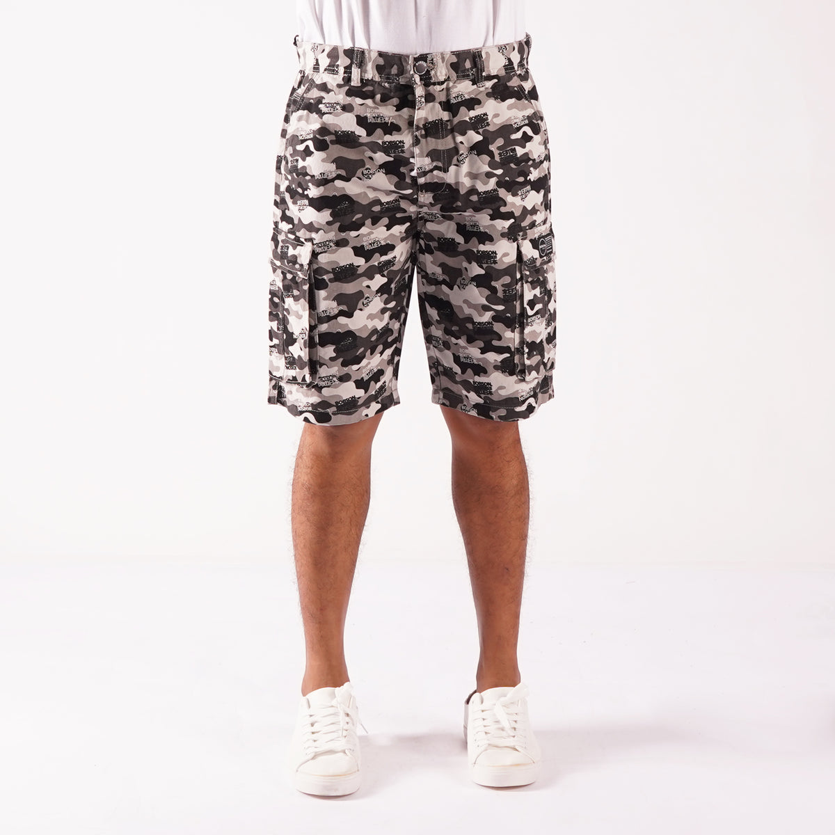 Bobson Japanese Men's Basic Non-Denim 6 pocket Cargo short