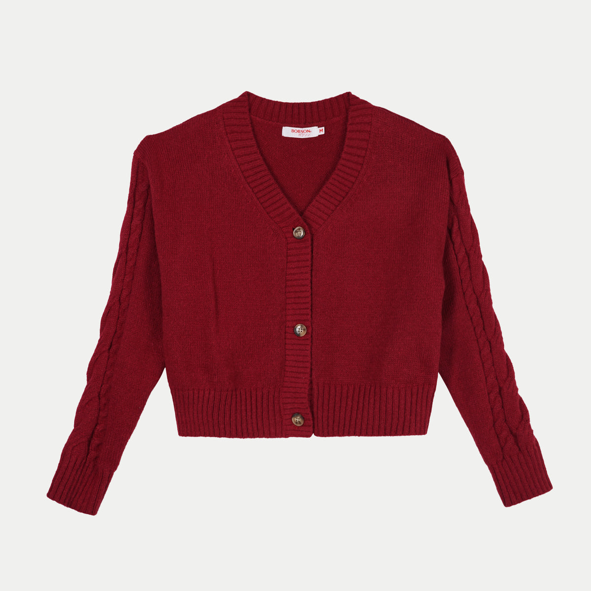 Bobson Japanese Ladies Basic Long Sleeve Cardigan for Women Trendy Fas Bobson