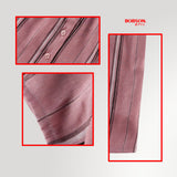 Bobson Japanese Ladies Basic Woven Shirt Boxy Fit 189665 (Pink)