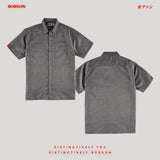 Bobson Japanese Men's Basic Woven Shirt Slim Fit 193916 (Black)