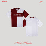 Bobson Japanese Men's Basic Tees Oversized fitting 188717 (Maroon)
