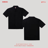 Bobson Japanese Men's Basic Woven Shirt Comfort fit 187599 (Black)