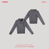 Bobson Japanese Ladies Basic Jacket Regular Fit 190216 (Gray)