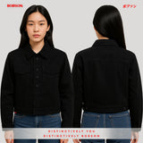 Bobson Japanese Ladies Basic Jacket Crop Fit 182277 (Black)