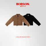 Bobson Japanese Ladies Basic Jacket Crop Fit 182277 (Bleach Sand)