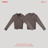 Bobson Japanese Ladies Basic Jacket Regular Fit 190203 (Choco Brown)