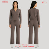 Bobson Japanese Ladies Basic Jacket Regular Fit 190203 (Choco Brown)