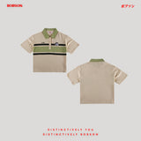 Bobson Japanese Ladies Basic Collared Shirt Relaxed Fit 184956 (Light Yellow)