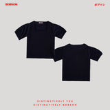 Bobson Japanese Ladies Basic Tees Boxy Fit 188440 (Navy)