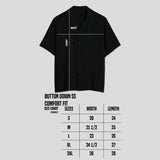 Bobson Japanese Men's Basic Collared Shirts Comfort Fit 187057 (Black)