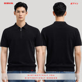 Bobson Japanese Men's Basic Collared Shirts Comfort Fit 187057 (Fatigue)