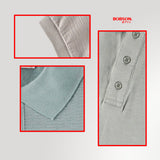 Bobson Japanese Men's Basic Collared Shirts Slim Fit 185563 (Slate)
