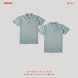 Bobson Japanese Men's Basic Collared Shirts Slim Fit 185563 (Slate)