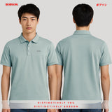 Bobson Japanese Men's Basic Collared Shirts Slim Fit 185563 (Slate)