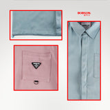 Bobson Japanese Men's Basic Woven Shirts Comfort Fit 158541 (Wood Rose)