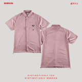 Bobson Japanese Men's Basic Woven Shirts Comfort Fit 158541 (Wood Rose)