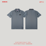 Bobson Japanese Men's Basic Collared Shirts Slim Fit 185582 (Slate)