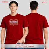 Bobson Japanese Men's Basic Tees Slim Fit 195383-U (Molten Lava)