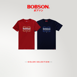Bobson Japanese Men's Basic Tees Slim Fit 195383-U (Navy)