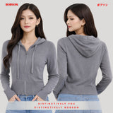 Bobson Japanese Ladies Basic Jacket Slim Fit 193704 (Light Gray)