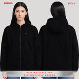 Bobson Japanese Ladies Basic Jacket Loose Fit 182299 (Black)