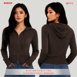 Bobson Japanese Ladies Basic Jacket Slim Fit 191547 (Choco Brown)