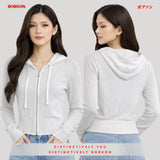 Bobson Japanese Ladies Basic Jacket Slim Fit 191547 (White)