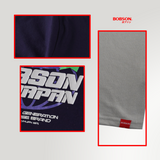 Bobson Japanese Men's Basic Tees Slim Fit 196496-U (Navy)