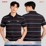 Bobson Japanese Men's Basic Collared Shirt Slim Fit 200854 (Black)