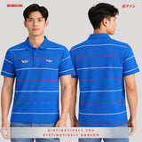 Bobson Japanese Men's Basic Collared Shirt Slim Fit 200854 (Princess Blue)