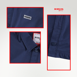Bobson Japanese Men's Basic Jacket Boxy Fit 206465 (Blue)