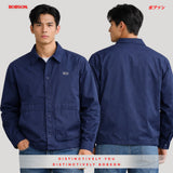Bobson Japanese Men's Basic Jacket Boxy Fit 206465 (Blue)