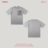 Bobson Japanese Men's Basic Tees Oversized Fitting 185825 (Pavement)