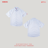 Bobson Japanese Men's Basic Woven Shirt Comfort Fit 205701 (Blue)