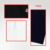 Bobson Japanese Men's Basic Collared Shirt Slim Fit 185544 (Black)