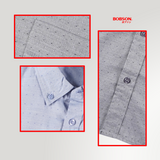 Bobson Japanese Men's Basic Woven Shirt Comfort Fit 205773 (Gray)