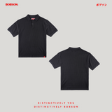 Bobson Japanese Men's Basic Collared Shirt Regular Fit 206137 (Black)