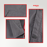 Bobson Japanese Men's Basic Jacket Boxy Fit 207326 (Gray)