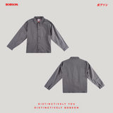 Bobson Japanese Men's Basic Jacket Boxy Fit 207326 (Gray)