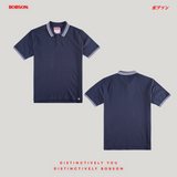 Bobson Japanese Men's Basic Collared Shirt Regular Fit 207977 (Navy)