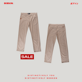 Bobson Japanese Men's Basic Non-Denim Chino Pants 199973-U (Beige)