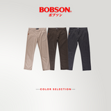 Bobson Japanese Men's Basic Non-Denim Chino Pants 199973-U (Dark Brown)