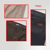 Bobson Japanese Men's Basic Non-Denim Chino Pants 199973-U (Charcoal)