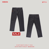 Bobson Japanese Men's Basic Non-Denim Chino Pants 199973-U (Charcoal)