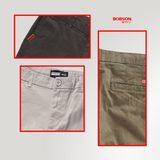 Bobson Japanese Men's Basic Non-Denim Chino Pants 199987-U (Dark Gray)