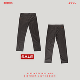 Bobson Japanese Men's Basic Non-Denim Chino Pants 199987-U (Dark Gray)
