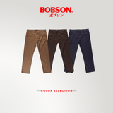 Bobson Japanese Men's Basic Non-Denim Chino Pants 199959-U (Navy)