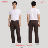 Bobson Japanese Men's Basic Non-Denim Chino Pants 199959-U (Choco Brown)