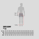 Bobson Japanese Men's Basic Denim Pants Super Skinny Mid Waist 195927-U (Light Shade)