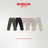 Bobson Japanese Men's Basic Non-Denim Chino Pants 207276 (Black)